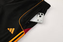Chándal hombre AS Roma temporada 2025 2026 conjunto chaqueta y pantalón largo negro calidad 1.1 premium oficial.