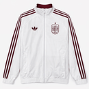 Chaqueta cortaviento España 2026 2027 blanca hombre sin capucha calidad 1.1 oficial, España 2026 cortaviento blanco, Chaqueta España blanca hombre, Cortaviento España sin capucha, Ropa España 26/27 entrenamiento, Calidad 1.1 España blanca, Tienda Hincha Futbolero, Rompevientos fútbol España blanco, Spain Windbreaker 2026 White, Chaqueta viaje España 2027.