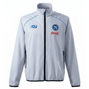 Chaqueta hombre SSC Napoli temporada 2025 2026 blanca sin capucha entrenamiento calidad 1.1 premium oficial.