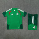 Conjunto hombre Selección Arabia Saudí temporada 2026 2027 oficial camiseta y pantalón corto verde fútbol técnica transpirable Halcones Verdes entrenamiento.