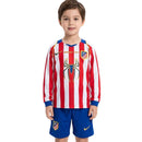 Conjunto Infantil Atlético de Madrid I 2004/05 Camiseta Manga Larga y Pantalón Retro - TIENDA HINCHA FUTBOLERO