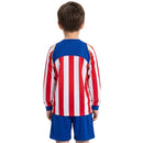 Conjunto Infantil Atlético de Madrid I 2004/05 Camiseta Manga Larga y Pantalón Retro - TIENDA HINCHA FUTBOLERO