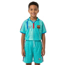 Conjunto infantil Barcelona retro 1996 1997 azul turquesa visitante camiseta y pantalón para niños calidad 1.1 premium Tienda Hincha Futbolero Barça Mini Kit Vintage Ronaldo Fenómeno, Conjunto Barcelona infantil, Equipación Barça niño retro, Camiseta Barcelona 1996 azul niño, Pantalón Barcelona clásico infantil, Comprar ropa Barcelona 1997 niño, Calidad 1.1 premium niños, Barcelona Ronaldo niño, Fútbol clásico infantil, Minikit Barça histórico turquesa.