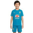 Conjunto Infantil Brasil Entrenamiento 26/27 Camiseta y Pantalón Verde - TIENDA HINCHA FUTBOLERO