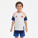Conjunto infantil entrenamiento selección Colombia camiseta blanca y pantalón azul marino temporada 2026 2027 calidad 1.1 oficial, Colombia infantil 2026, Conjunto niño Colombia blanco azul, Ropa selección colombiana niños entrenamiento, Equipación Colombia junior 26/27, Calidad 1.1 infantil, Tienda Hincha Futbolero, Regalo niño Colombia fútbol, Chándal corto niño Colombia 2027, Colombia Kids Training Kit.