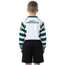 Conjunto Infantil Sporting Lisboa I 2001/02 Camiseta Manga Larga y Pantalón Retro - TIENDA HINCHA FUTBOLERO