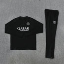 PSG 2025, Conjunto largo PSG, Chándal PSG negro, Entrenamiento PSG 25/26, Sudadera PSG negra, Ropa PSG barata, Calidad 1.1 PSG, Nueva colección 2026, Regalo fútbol hombre, Tienda Hincha Futbolero.