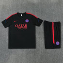 Conjunto PSG Entrenamiento 26/27 Camiseta y Pantalón Negro - TIENDA HINCHA FUTBOLERO