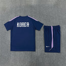 Conjunto hombre Selección Corea del Sur temporada 2026 2027 oficial camiseta y pantalón corto azul marino fútbol técnica transpirable Tigers entrenamiento mundial.