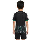 Elche CF 2026 infantil, Conjunto niño Elche, Camiseta negra Elche niño, Short negro Elche infantil, Ropa oficial Elche kids, Kit fútbol niño 25/26, Regalo fútbol infantil Elche, Equipación visitante niño, Comprar conjunto barato, Tienda Hincha Futbolero.