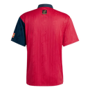 Camiseta retro hombre selección española primera equipación roja año 2006 2007 calidad 1.1 premium estilo vintage oficial, España 2006, Camiseta España retro, Camiseta España Raúl 2006, Camiseta vintage España, Calidad 1.1 La Roja, Tienda Hincha Futbolero, Mundial Alemania 2006, Bloke Core retro, Camiseta roja España antigua, Regalo fútbol vintage España.