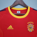 Camiseta hombre selección de España mundial 2002 primera equipación roja cuello en V retro calidad 1.1 premium Furia Roja Tienda Hincha Futbolero. España 2002, Camiseta España retro, Ropa España fútbol, Camiseta España 2002 roja, Calidad 1.1 España, Raúl España 2002, Tienda Hincha Futbolero, Spain Retro Jersey 2002.