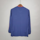 Camiseta oficial de la selección de España segunda equipación Mundial 2010 manga larga azul marino retro para hombre de Tienda Hincha Futbolero, Camiseta España retro, España 2010, Ropa España vintage, Comprar camiseta España Mundial, La Roja, Selección Española, Camisetas fútbol retro, Retro España 2010 azul, Colección España manga larga.