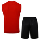 Conjunto entrenamiento hombre CR Flamengo sin mangas camiseta roja y pantalón corto negro temporada 2025 2026 calidad 1.1 oficial, Flamengo 2025 sin mangas, Musculosa Flamengo roja, Conjunto Flamengo 25/26, Ropa deportiva Flamengo, Calidad 1.1 Mengão, Tienda Hincha Futbolero, Entrenamiento fútbol Brasil, Kit entrenamiento rojo y negro, Regalo fútbol hombre Flamengo, Jersey Flamengo sleeveless.