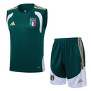 Italia 2026, Conjunto Italia 26/27, Entrenamiento Italia sin mangas, Ropa Italia verde, Kit entrenamiento FIGC, Camiseta entrenamiento Italia, Calidad 1.1 Italia, Nueva colección 2026, Regalo fútbol hombre, Tienda Hincha Futbolero.