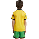 Jamaica 2027 infantil, Conjunto niño Jamaica, Camiseta amarilla Jamaica niño, Short verde Jamaica infantil, Ropa oficial Jamaica kids, Kit fútbol niño 26/27, Regalo fútbol infantil Jamaica, Equipación Reggae Boyz niño, Comprar conjunto barato, Tienda Hincha Futbolero.