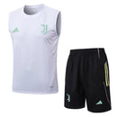 Juventus 2025, Conjunto Juventus 25/26, Entrenamiento Juve sin mangas, Ropa Juventus blanca, Kit entrenamiento Serie A, Camiseta regata Juventus, Calidad 1.1 Juve, Nueva colección 2025, Regalo fútbol hombre, Tienda Hincha Futbolero.