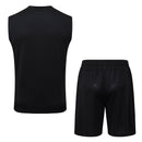 Manchester City 2025, Conjunto Man City 25/26, Entrenamiento City sin mangas, Ropa Manchester City negro, Kit entrenamiento Premier, Camiseta regata City, Calidad 1.1 City, Nueva colección 2025, Regalo fútbol hombre, Tienda Hincha Futbolero.