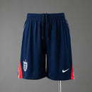 Pantalón corto hombre Selección Inglaterra temporada 2026 2027 oficial azul marino primera equipación fútbol técnica transpirable Three Lions mundial.