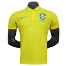 Polo hombre selección de Brasil primera equipación amarilla versión jugador temporada 2025 2026 calidad 1.1 oficial, Brasil 2026, Polo Brasil amarillo, Camiseta Brasil versión jugador, Ropa barata Brasil, Calidad 1.1 CBF, Tienda Hincha Futbolero, Vinicius Jr 2026, Bloke Core Brasil, Polo fútbol premium, Regalo fútbol brasileño.