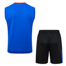PSG 2025, Conjunto PSG 25/26, Entrenamiento PSG sin mangas, Ropa PSG azul y roja, Kit entrenamiento negro, Camiseta regata Paris, Calidad 1.1 PSG, Nueva colección 2025, Regalo fútbol hombre, Tienda Hincha Futbolero.