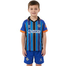 Real Betis 2026, Conjunto portero Betis infantil, Equipación niños Real Betis azul, Camiseta portero niño Betis 2026, Kit de guardameta junior, Regalo fútbol niños Betis, Ropa oficial portero Betis, Pantalón niño Betis azul, Comprar conjunto portero barato, Tienda Hincha Futbolero.