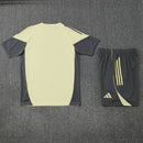 Conjunto hombre Real Madrid entrenamiento temporada 2025 2026 camiseta amarilla y pantalón corto gris calidad 1.1 oficial, Real Madrid 2025, Conjunto entrenamiento Madrid, Real Madrid 25/26 amarillo, Camiseta entrenamiento amarilla Madrid, Ropa barata Real Madrid, Calidad 1.1 Madrid, Moda madridista 2026, Tienda Hincha Futbolero, Hala Madrid, Bloke Core Madrid.