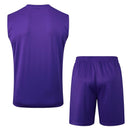 Conjunto entrenamiento hombre Real Madrid temporada 2025 2026 camiseta sin mangas y pantalón corto color púrpura total calidad 1.1 oficial, Real Madrid 2025, Conjunto entrenamiento Madrid, Real Madrid púrpura, Ropa entrenamiento barata, Calidad 1.1 Real Madrid, Madrid Training 25/26, Kit púrpura sin mangas, Tienda Hincha Futbolero, Orgullo Merengue.