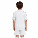 Conjunto infantil completo Real Madrid primera equipación blanco camiseta y pantalón corto temporada 2025 2026 calidad 1.1 oficial, Real Madrid 2026, Conjunto infantil Real Madrid, Kit niños Real Madrid blanco, Equipación Real Madrid barata, Calidad 1.1 Madridista, Tienda Hincha Futbolero, Mbappé niños 2026, Ropa fútbol niños Madrid, Camiseta blanca Real Madrid niños, Regalo fútbol niños.