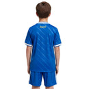 Real Madrid 2026, Conjunto Real Madrid infantil azul, Equipación niños Real Madrid III, Camiseta Real Madrid niño 2026, Kit de fútbol junior Champions 15, Regalo fútbol niños Madrid, Ropa oficial Real Madrid, Pantalón niño Real Madrid, Comprar conjunto infantil barato, Tienda Hincha Futbolero.