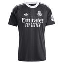 Camiseta hombre portero Real Madrid temporada 2025 2026 color negra oficial fútbol merengue Santiago Bernabéu técnica transpirable pro-dry guardameta.