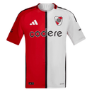 Camiseta hombre River Plate temporada 2025 2026 tercera equipación mitad blanca y mitad roja versión jugador auténtica calidad 1.1 oficial , River Plate 2025, Camiseta River blanca roja, River Plate Authentic 25/26, Camiseta tercera River, Camiseta barata River Plate, Calidad 1.1 River, Fútbol Argentino 2026, Tienda Hincha Futbolero, Millonarios, Bloke Core River.
