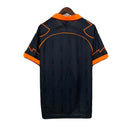 Camiseta de la AS Roma 1999 2000 segunda equipación retro negra de hombre con detalles giallorossi y cuello redondo jersey vintage de Taffarel Tienda Hincha Futbolero Totti, Camiseta Roma 1999 retro, Jersey AS Roma antiguo negro, Camiseta Roma clásica hombre, Camiseta histórica Roma 2000, Comprar equipación vintage Roma, Calidad retro premium 1.1, Camiseta fútbol italiana negra, Ropa urbana blockecore, Jersey de colección Francesco Totti.