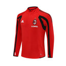 Sudadera hombre AC Milan temporada 2005 2006 entrenamiento roja detalles negros retro calidad 1.1 premium rossonero estilo Kaká Pirlo.AC Milan 2005, Sudadera AC Milan roja, Ropa AC Milan retro, Entrenamiento Milan 05/06, Calidad 1.1 AC Milan, Rossonero Vintage Gear, Tienda Hincha Futbolero, AC Milan Red Retro Sweatshirt.