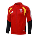 Sudadera hombre Selección Alemania temporada 2026 2027 color rojo oficial fútbol técnica transpirable entrenamiento urbana mundial roja.