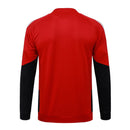Sudadera hombre Selección Alemania temporada 2026 2027 color rojo oficial fútbol técnica transpirable entrenamiento urbana mundial roja.