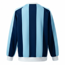 Sudadera hombre Selección Argentina temporada 2025 2026 color azul claro celeste y marino oficial 3 estrellas fútbol técnica transpirable mundial.