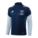Sudadera hombre Arsenal FC temporada 2025 2026 color azul marino oficial fútbol Londres técnica sin capucha transpirable entrenamiento gunners.