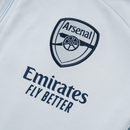 Sudadera hombre Arsenal FC temporada 2025 2026 color blanco oficial sin capucha fútbol técnica transpirable entrenamiento urbana gunners white.