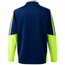 Sudadera hombre selección Escocia temporada 2025 2026 azul marino y verde limón entrenamiento calidad 1.1 premium oficial.