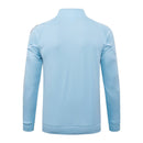 Sudadera hombre Manchester City temporada 2025 2026 color azul celeste oficial sin capucha fútbol técnica transpirable entrenamiento urbana sky blue.