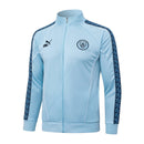Sudadera hombre Manchester City temporada 2025 2026 color azul celeste oficial sin capucha fútbol técnica transpirable entrenamiento urbana sky blue.