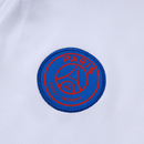 Sudadera hombre PSG temporada 2025 2026 color blanca oficial fútbol París técnica sin capucha transpirable entrenamiento urbana premium.