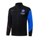 Sudadera hombre PSG temporada 2025 2026 color negra oficial fútbol París técnica sin capucha transpirable entrenamiento urbana dark mode.