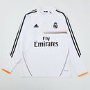 Sudadera hombre Real Madrid temporada 2013 2014 entrenamiento blanca retro calidad 1.1 premium oficial madridista la décima. Real Madrid 2013, Sudadera Real Madrid blanca, Ropa Real Madrid retro, Entrenamiento Madrid 13/14, Calidad 1.1 Real Madrid, La Décima Gear, Tienda Hincha Futbolero, Real Madrid White Vintage Sweatshirt