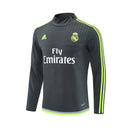 Sudadera hombre Real Madrid temporada 2015 2016 entrenamiento gris melange detalles amarillos retro calidad 1.1 premium madridista. Real Madrid 2015, Sudadera Real Madrid gris, Ropa Real Madrid retro, Entrenamiento Madrid 15/16, Calidad 1.1 Real Madrid, La Undécima Gear, Tienda Hincha Futbolero, Real Madrid Grey Yellow Vintage.