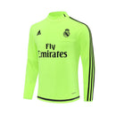 Sudadera hombre Real Madrid temporada 2015 2016 entrenamiento verde limón neón retro calidad 1.1 premium madridista edición especial. Real Madrid 2015, Sudadera Real Madrid verde, Sudadera Madrid neón, Ropa Real Madrid retro, Entrenamiento Madrid 15/16, Calidad 1.1 Real Madrid, La Undécima Gear, Tienda Hincha Futbolero, Real Madrid Solar Green Vintage.