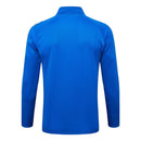 Sudadera hombre Real Madrid temporada 2025 2026 color azul oficial fútbol merengue técnica transpirable entrenamiento urbana azul marino.
