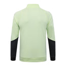 Sudadera hombre Real Madrid temporada 2025 2026 color verde claro oficial fútbol merengue técnica transpirable entrenamiento urbana mint.
