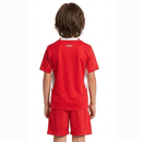 Conjunto infantil selección Suiza 2026 2027 primera equipación roja camiseta y pantalón calidad 1.1 premium edición Copa del Mundo oficial, Suiza infantil 2026, Conjunto niño Suiza rojo, Ropa selección Suiza niños 2026, Equipación Suiza junior 26/27, Calidad 1.1 infantil roja, Tienda Hincha Futbolero, Regalo niño fútbol Suiza, Camiseta roja Suiza niño, Switzerland Kids 2026 Home.